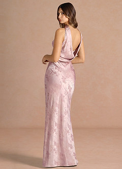 Vestido Rosa Suave Largo Ghislaine image2