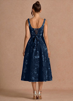Brynn Navy Midi Dress image2