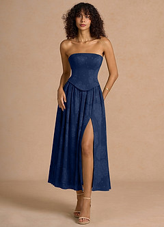 Isaura Navy Maxi Dress image4