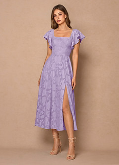 Talia 라일락 미디 드레스 image4