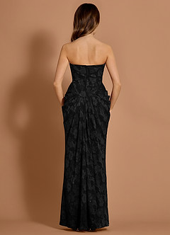 Giselle Negro Vestido largo image2