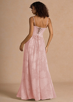 Vestido Rosa Empolvado Largo Isaura image2
