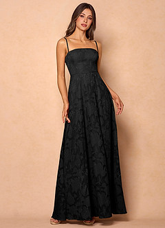 Dolores Black Maxi Dress image5