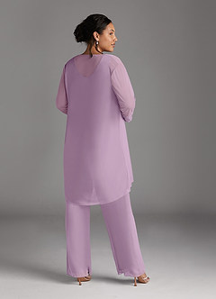 Azazie Frances vestidos de madre de la novia Vestido de Glicinia de Malla de Mono/Traje de pantalón con Scoop image12