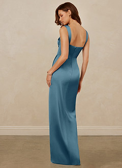 Christian Siriano Bridal for Azazie 1017 Bridesmaid Dresses Bermuda Sheath Sweetheart Neckline Stretch Satin Dress image6