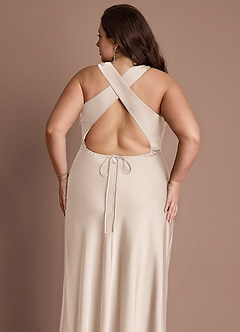 Abito Lungo Crema Evadne image12