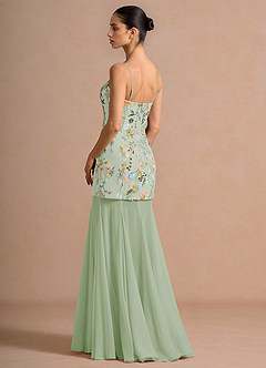 Vestido Verde Claro Maxi Nessa image5