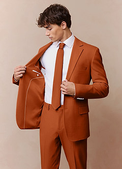 front James Orange Brûlée veste de costume