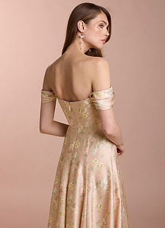 Ania Blush Garden Print Gown image8