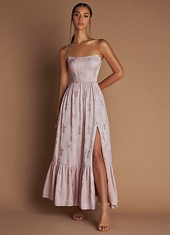 Floria Soft Pink Maxi Dress
