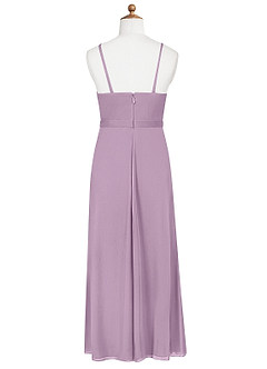 Azazie Luxy Junior Wisteria Pleated Mesh Dress image7