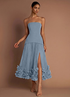 Marnie Albastru Pudră Rochie midi image4