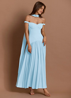 Isolde Sky Blue Maxi Dress image4