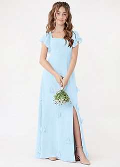 front Azazie Selene Junior Formal Dress
