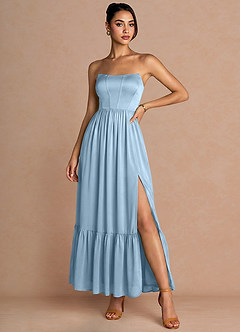 Portia Sky Blue Maxi Dress image3