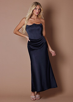 Vestido Marina Profunda Largo Anya image6