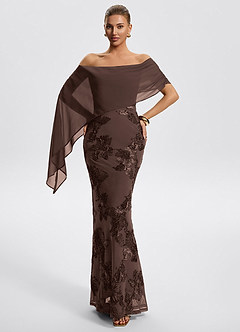 Rhiannon Mocha Brown Maxi Dress image4