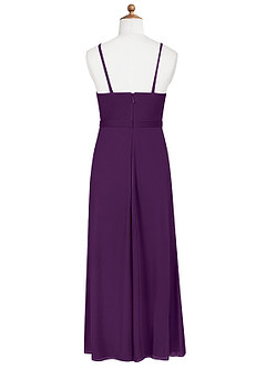 Azazie Luxy Junior Grape Pleated Mesh Dress image7