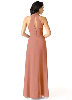 Azazie Danica Bridesmaid Dresses MAI TAI A-Line Pleated Chiffon Dress image2