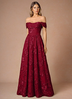 Vestido Borgoña Largo Hazel image4