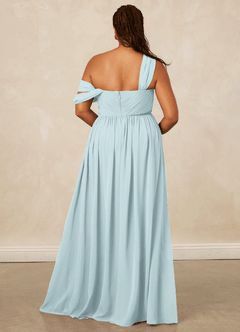 Christian Siriano Bridal for Azazie 1014 Bridesmaid Dresses Mist A-Line Off the Shoulder Chiffon Dress image17