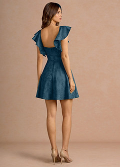 Abito Corto Nero Marino Leilani image2