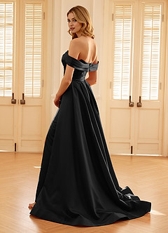 Seraphinaie Black A-line Prom Dress image6