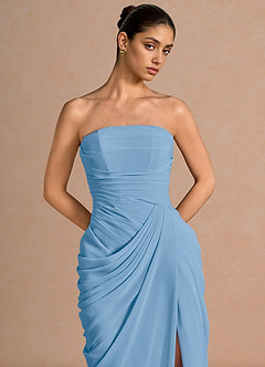 Robe Maxi Bleu Brumeux Kaavia image5