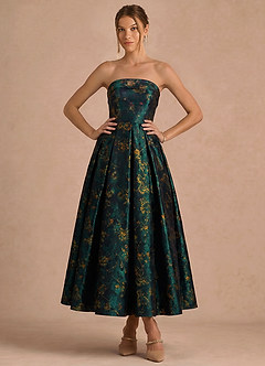 Serenella Deep Green Maxi Dress image3