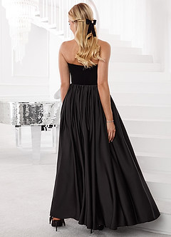 Maxi jurk Barbie™ ❤ AZAZIE 4011 Zwart image2