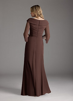 Azazie Jaycee Abiti per la Madre della Sposa Abito A-Line in Chiffon Ganache image6