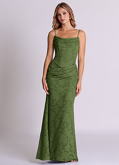 Azazie Sorrel At-home Try On Dresses Black Mermaid Corset Floral Burnout Convertible Dress image6