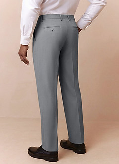 front Owen Grey Lightweight Tailored Dress Pants