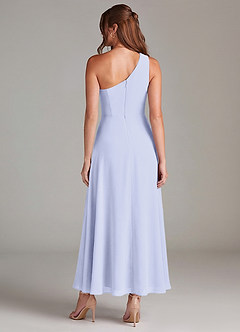 Azazie Brooke Jurken voor bruidsmeisjes Jurk van Chiffon met A-Lijn One-Shoulder Lavendel image5