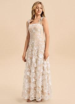 front Azazie Celeste Junior Formal Dress