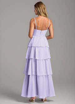 Azazie Alanna Bridesmaid Dresses Lilac A-Line Sweetheart Neckline Chiffon Dress image7