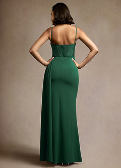 Isabele Emerald Green Corset Maxi Dress image5