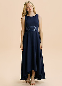 front Azazie Aurelia Junior Formal Dress