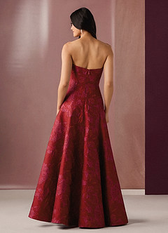 Elayne Red Hot Pink Gown image7