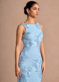 Taylin Sky Blue Midi Dress image6