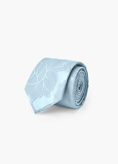 front Floral Burnout Skinny Tie