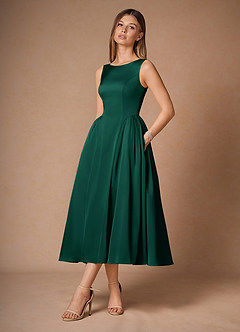 Casey Hunter Green Midi Dress image5