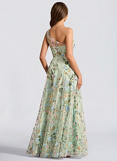 Vestido Verde Claro Largo Griselda image2