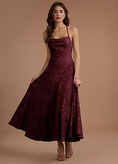 Irelia Wine Maxi Dress image4