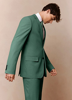front James Eucalyptus Structured Stretch Suit Jacket