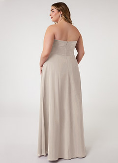 Azazie Arabella Allure Bridesmaid Dresses Frost A-Line Sweetheart Neckline Chiffon Convertible Dress image17