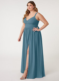 Azazie Chanel Bridesmaid Dresses Bermuda A-Line Pleated Chiffon Dress image10