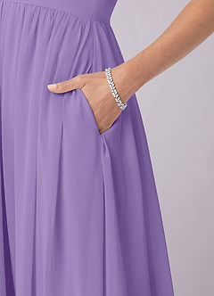 Barbie ♥ Azazie Bridesmaid Dresses Tahiti A-Line Corset Chiffon Dress image8