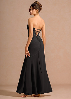 vestido Maxi Lantejoulas Pretas Blair image2