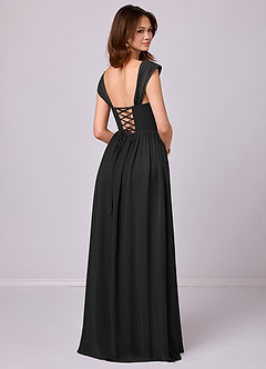 Barbie ♥ Azazie Bridesmaid Dresses A-Line Corset Chiffon Floor-Length Dress image5